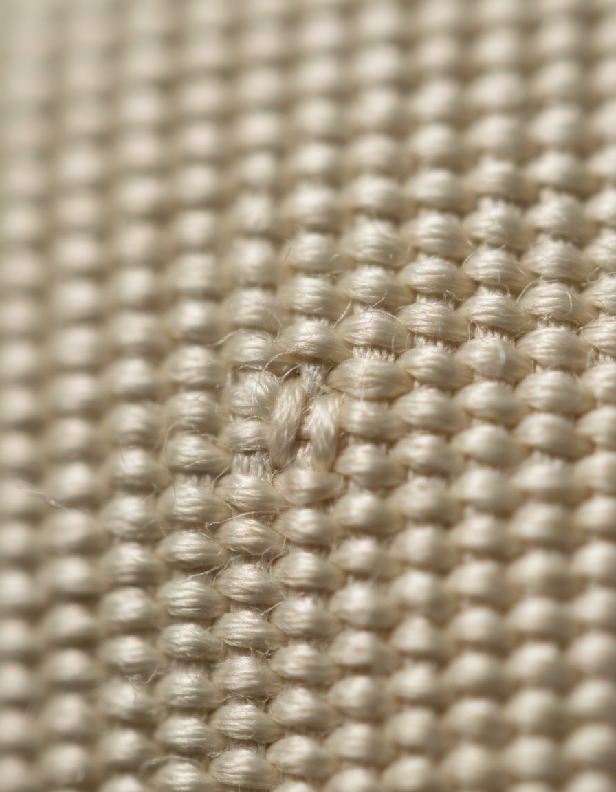Embroidery detail on premium apparel