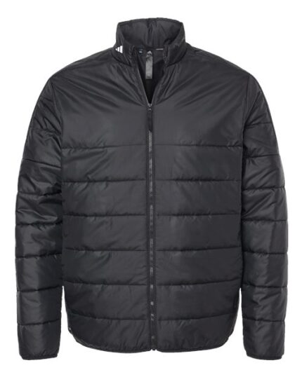 Men's 3-Stripes Puffer Full-Zip Jacket