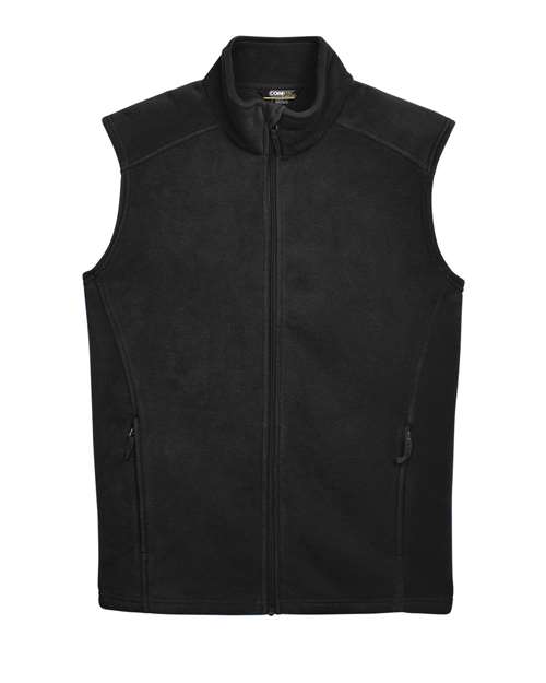 Men’s Journey Fleece Vest — Black (front)