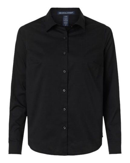 Women's CrownLux Performance® Spencer Poplin Dress Shirt