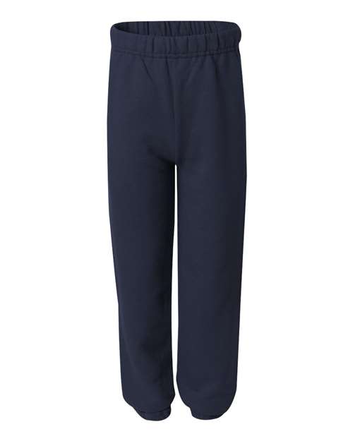 Youth NuBlend® Sweatpants — J. Navy (front)