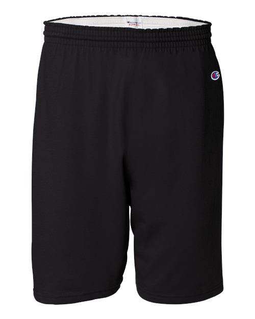 Unisex Cotton Gym Shorts — Black (front)