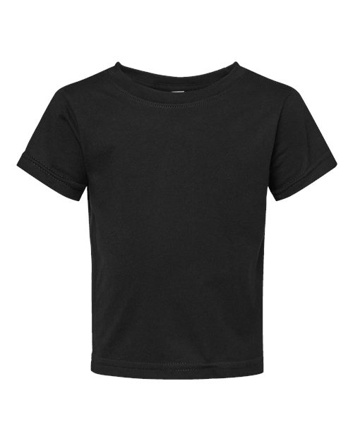 Infant Fine Jersey Tee — Black (front)