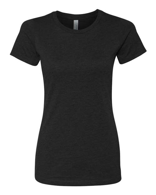 Women’s CVC T-Shirt — Black (front)