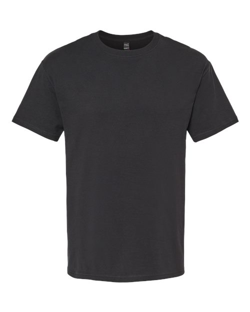 Ring-Spun T-Shirt — Black (front)