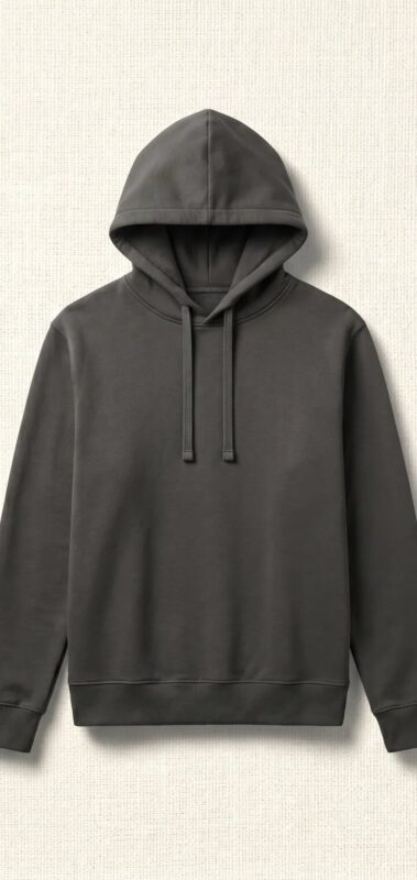 Blank pullover hoodie for fleece programs
